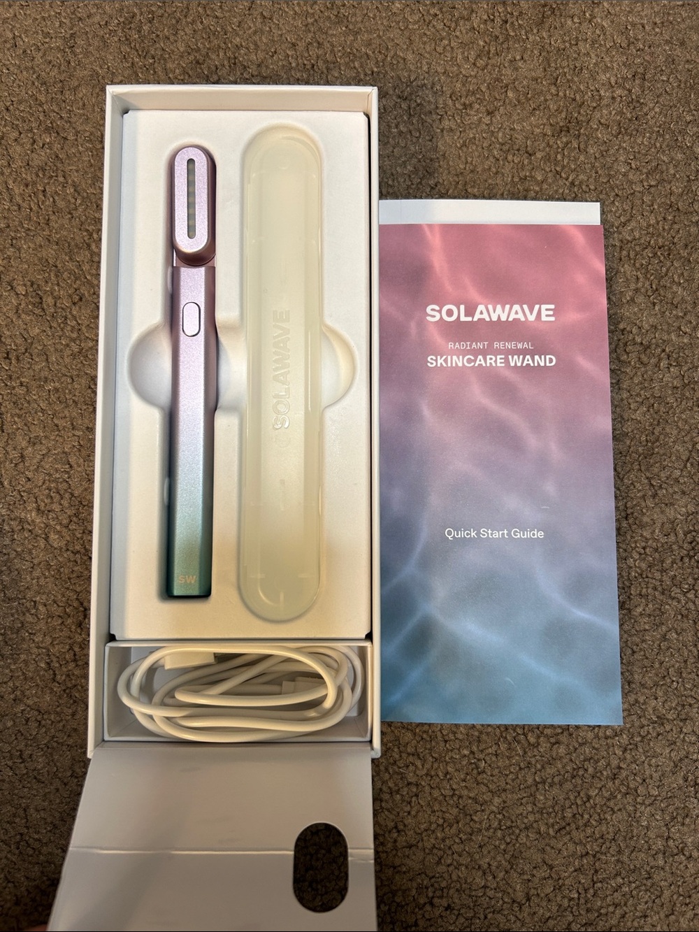 Solawave 4-in-1 Skincare Wand with Pink Travel Pouch - Picture 2 of 2
